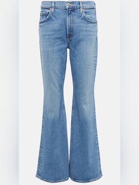 Citizens Of Humanity $415 Isola Light Blue Flare Jeans